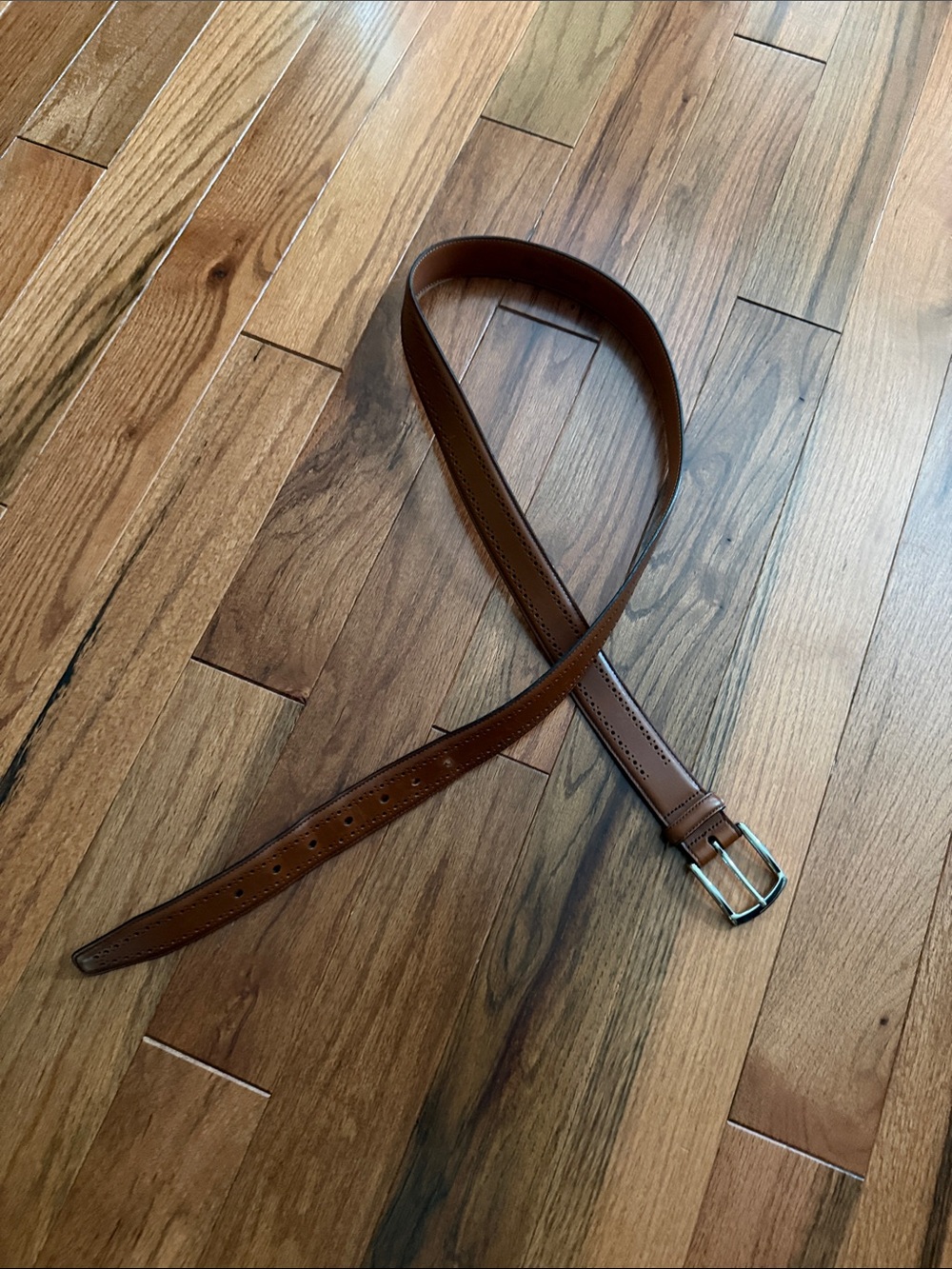 Allen Edmonds Classic Brown Leather Men's Belt